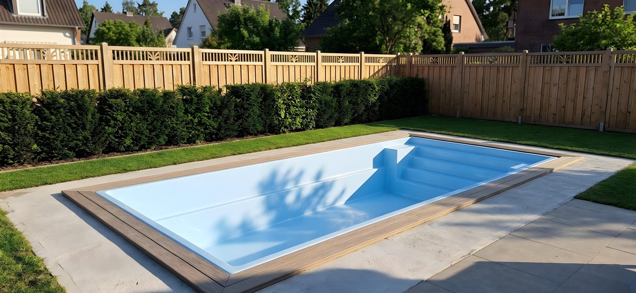 Wie nah am Nachbargrundstück darf ein Pool gebaut werden?
